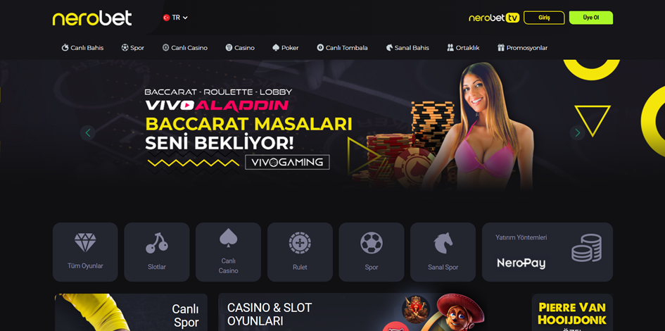 Nerobet Casino sitesi giriş adresi