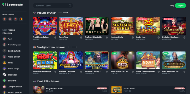 Sportsbet.io Casino sitesi giriş adresi