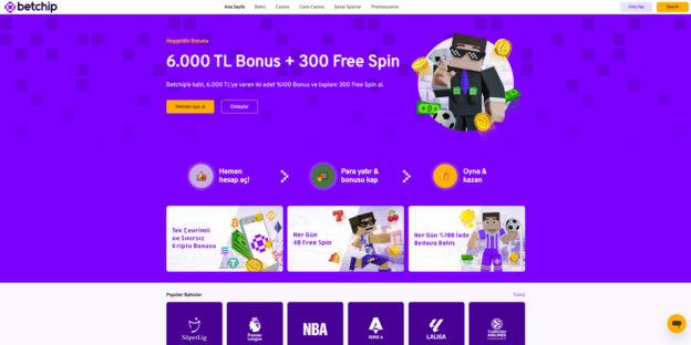 Betchip Casino Üyelik Açma